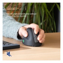 Buy R-Go Maus HE ergonomisch links Bluetooth mittel schw. silb retail in Cyprus, Nicosia, Limassol, Larnaka, Pafos