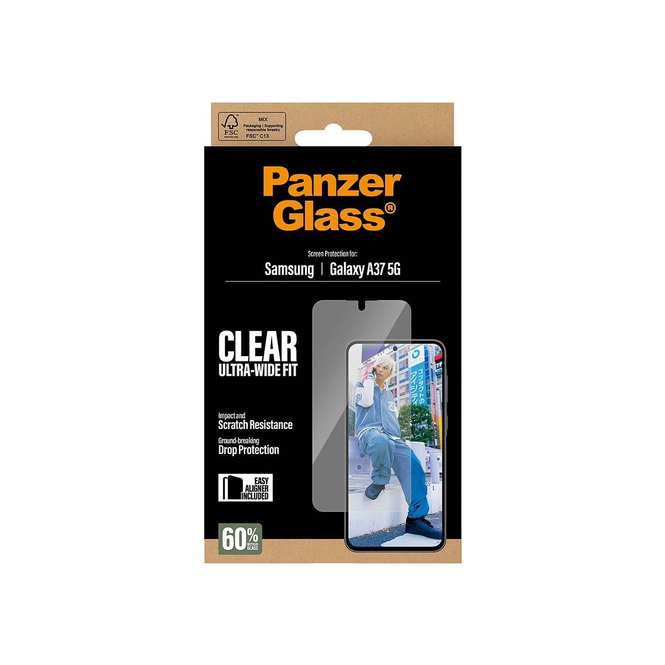 Buy PanzerGlass Displayschutz Samsung Galaxy A37 Ultra-Wide Fit m. EasyAligner in Cyprus, Nicosia, Limassol, Larnaka, Pafos