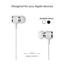 Buy SBS Mix 100 In-Ear-Headset mit Lightning-Anschluss wei in Cyprus, Nicosia, Limassol, Larnaka, Pafos