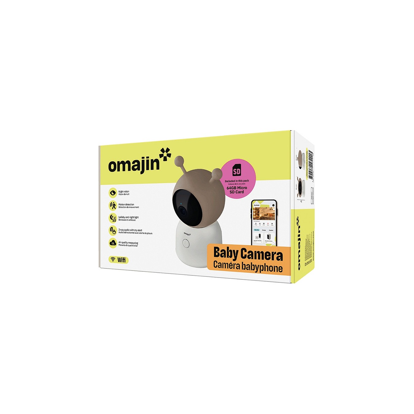 Buy Omajin by Netatmo Babyphone Kamera - Akku - 2-Wege-Audio - weiß in Cyprus, Nicosia, Limassol, Larnaka, Pafos