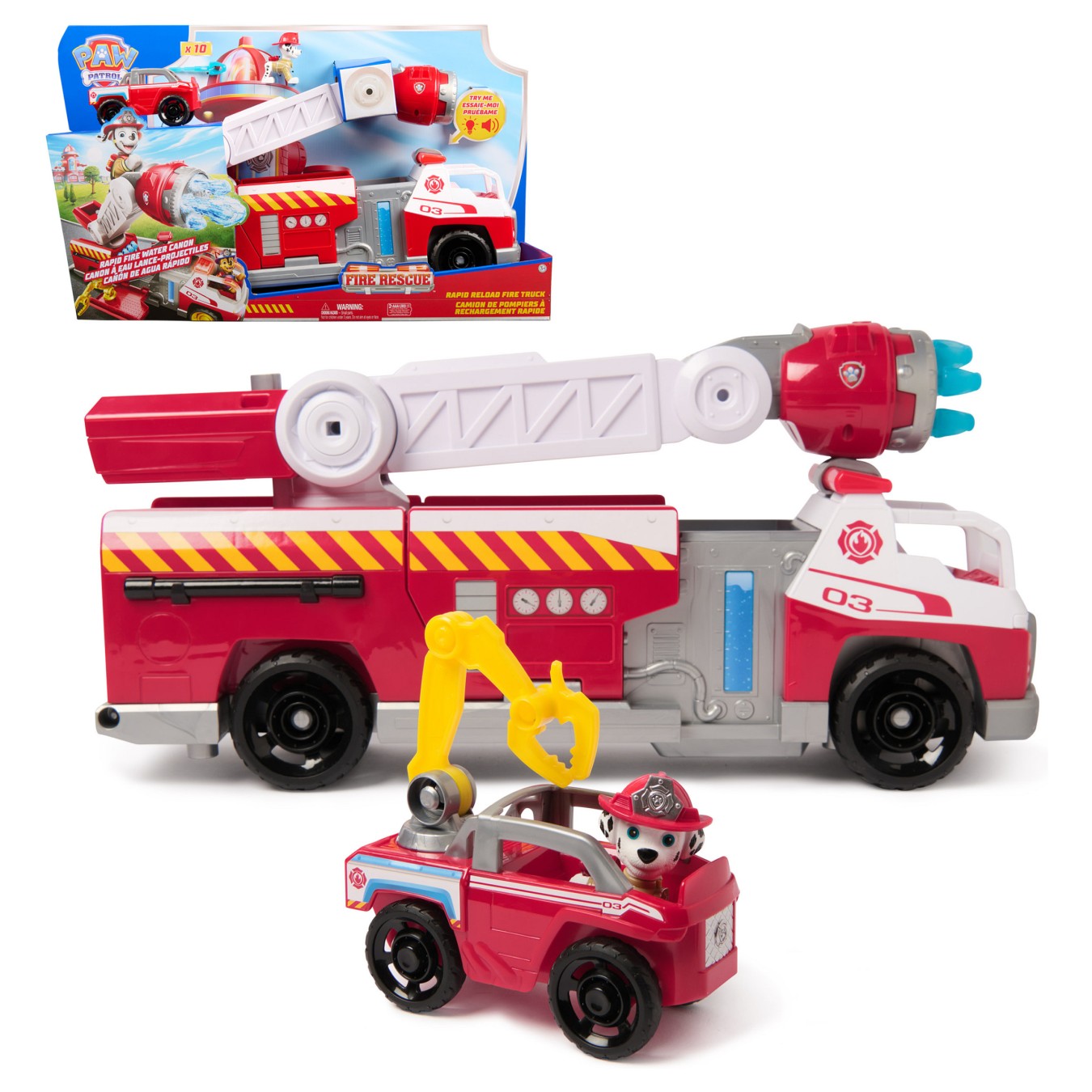 Buy Spinmaster Paw Patrol Fire Rescue - Marshalls Deluxe Feuerwehr-Truck in Cyprus, Nicosia, Limassol, Larnaka, Pafos