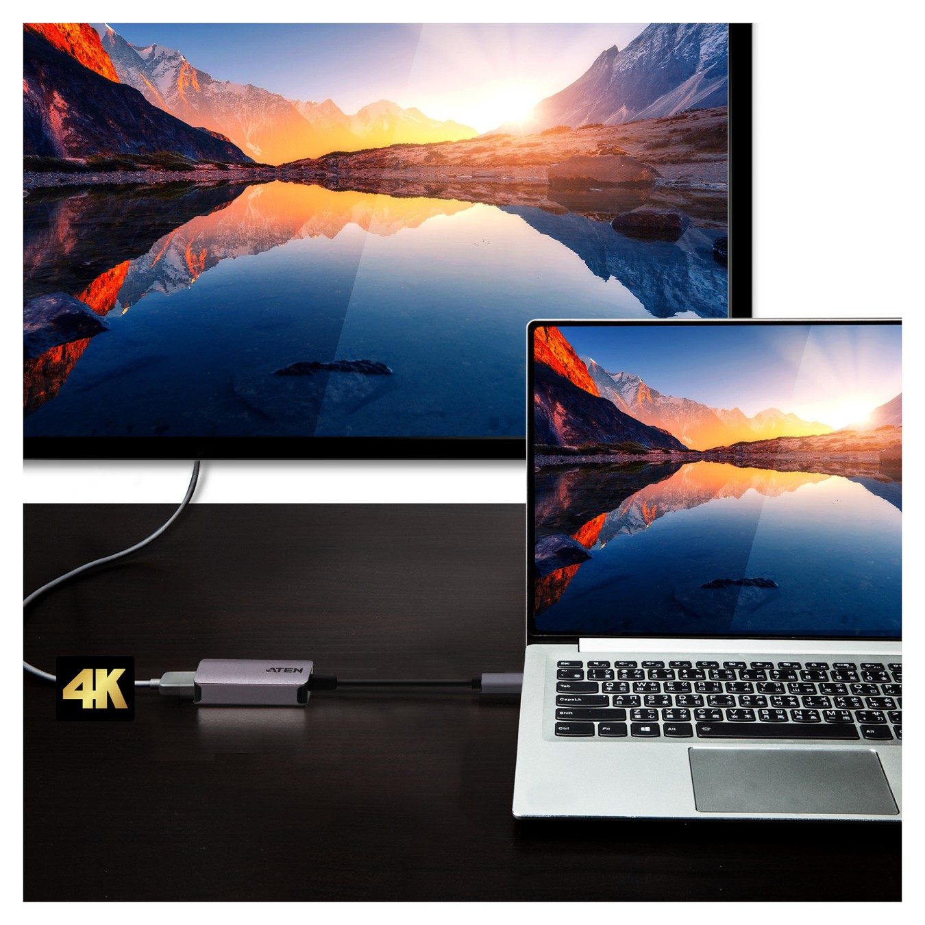Buy ATEN UC3008A1 USB-C auf HDMI Adapter 0.3m in Cyprus, Nicosia, Limassol, Larnaka, Pafos
