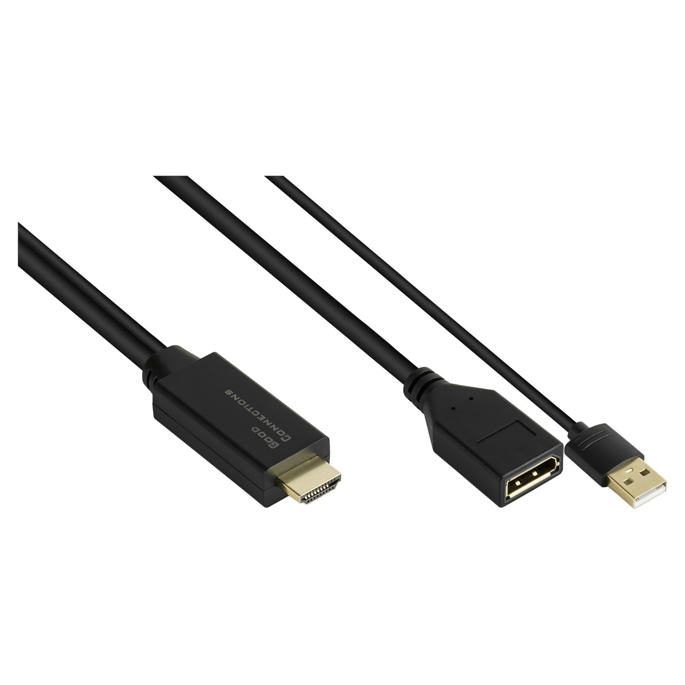 Buy Good Connections Adapter HDMI2.0b-St.-DP1.2-Bu. 0,3m in Cyprus, Nicosia, Limassol, Larnaka, Pafos