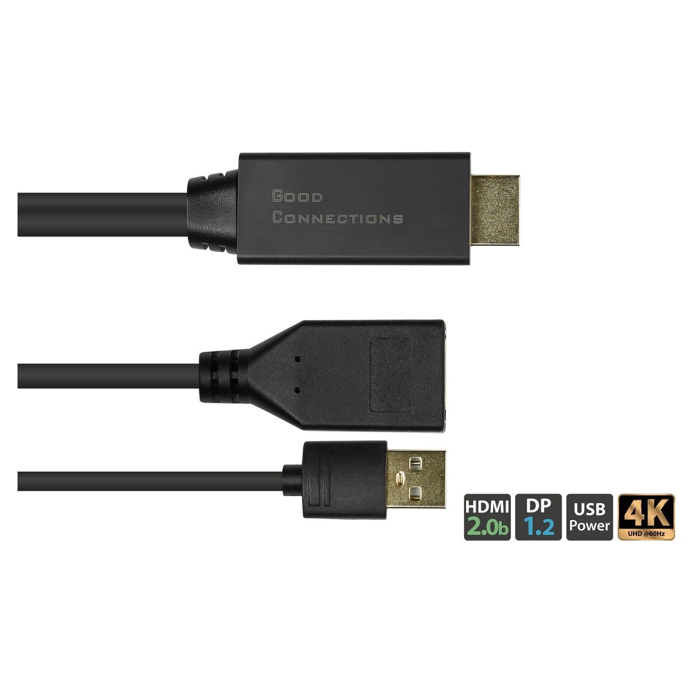 Buy Good Connections Adapter HDMI2.0b-St.-DP1.2-Bu. 0,3m in Cyprus, Nicosia, Limassol, Larnaka, Pafos