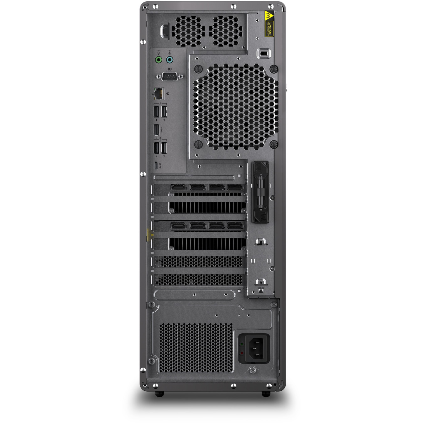 Lenovo ThinkStation P5 - W3-2525 - Black/Red, 32GB DDR5, 1TB NVMe, 3.5GHz (4.5GHz Boost), Win11 Pro for Workstations