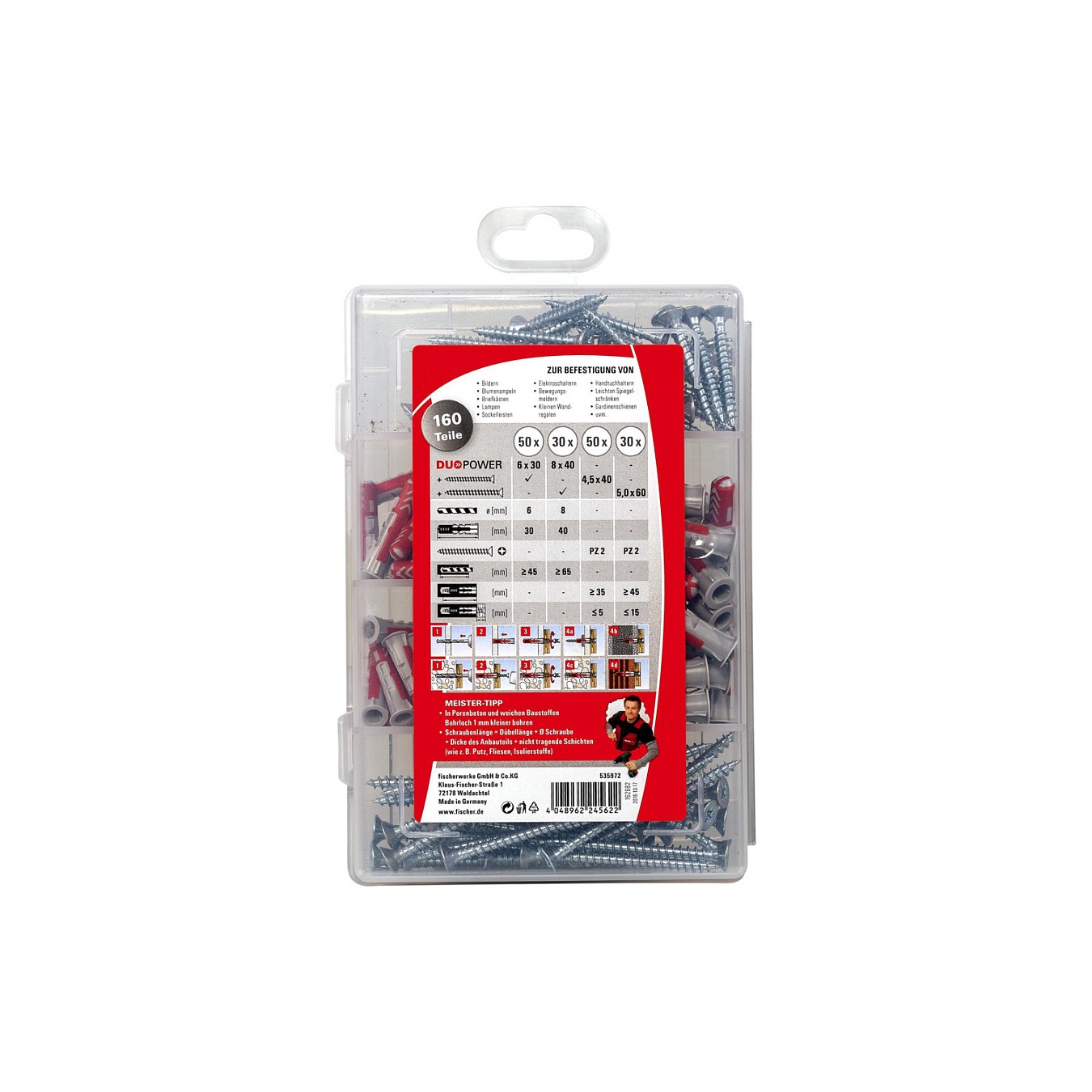 Buy Fischer MeisterBox DuoPower + Schrauben in Cyprus, Nicosia, Limassol, Larnaka, Pafos
