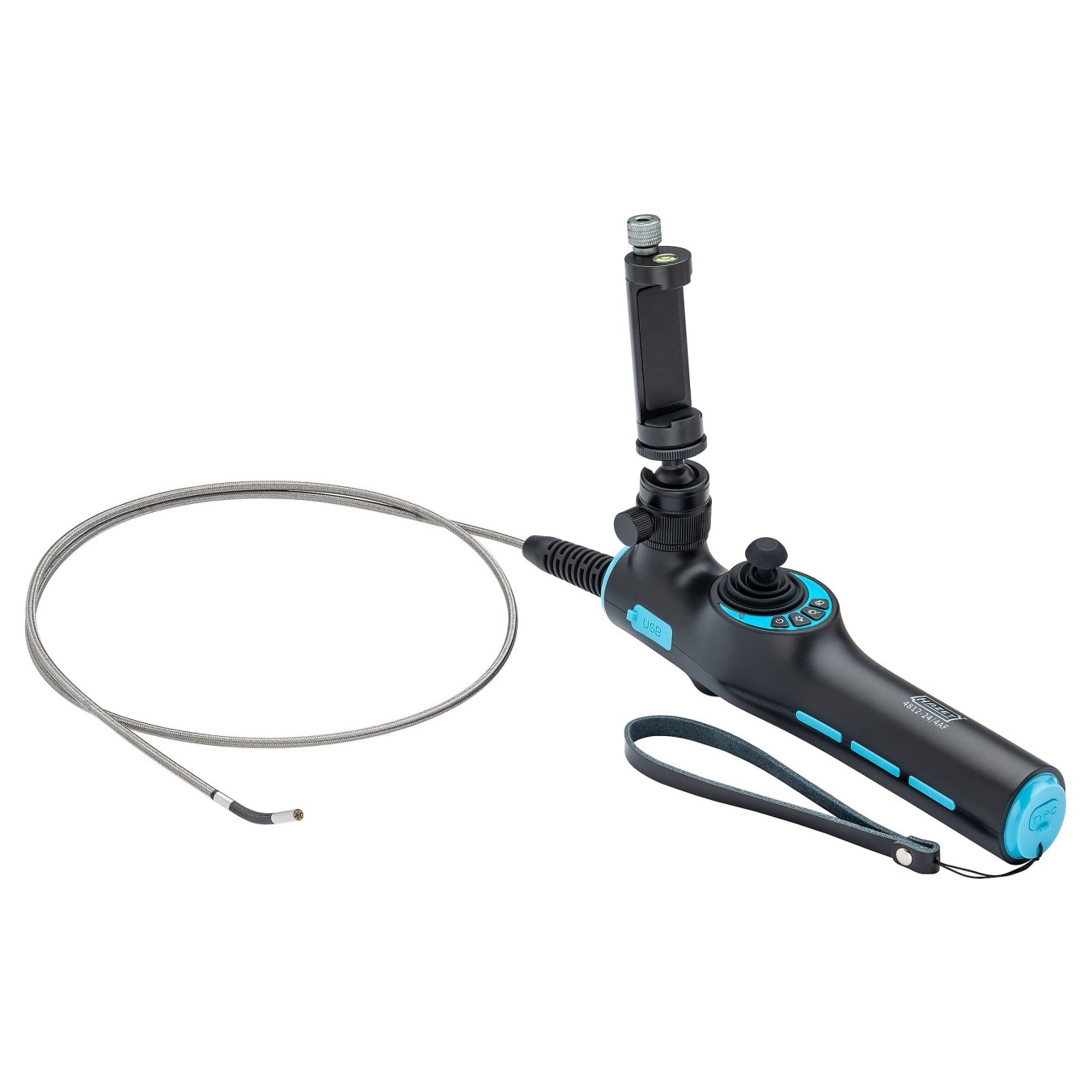 Buy Hazet HD Videoendoskop Satz mit 360 Schwenksonde 3,9mm, 4-teilig (schwarz blau, Foto- und Videoaufnahme via App) in Cyprus, 