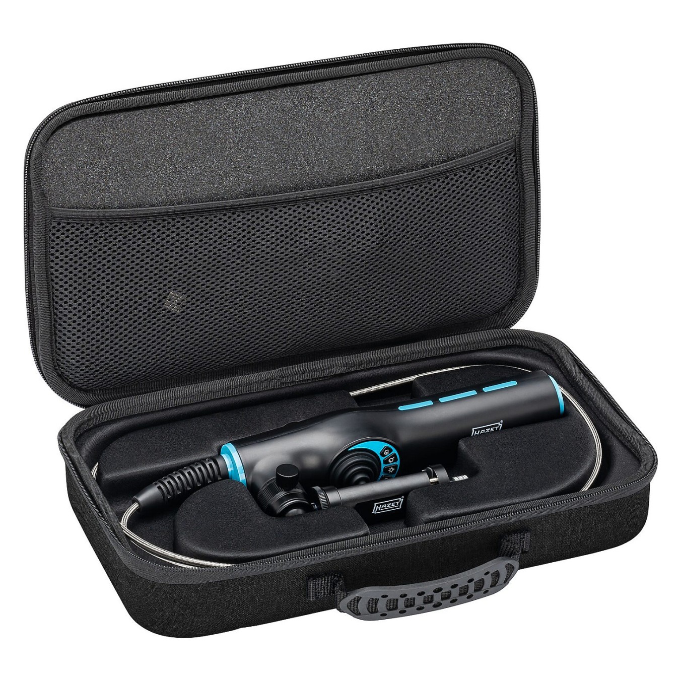 Buy Hazet HD Videoendoskop Satz mit 360 Schwenksonde 3,9mm, 4-teilig (schwarz blau, Foto- und Videoaufnahme via App) in Cyprus, 