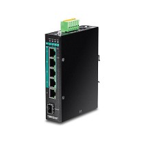 Buy TRENDnet TI-PG541i 6-Port Switch PoE+ Industrial Gigabit Layer 2 DIN-Rail in Cyprus, Nicosia, Limassol, Larnaka, Pafos