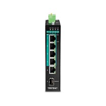 Buy TRENDnet TI-PG541i 6-Port Switch PoE+ Industrial Gigabit Layer 2 DIN-Rail in Cyprus, Nicosia, Limassol, Larnaka, Pafos