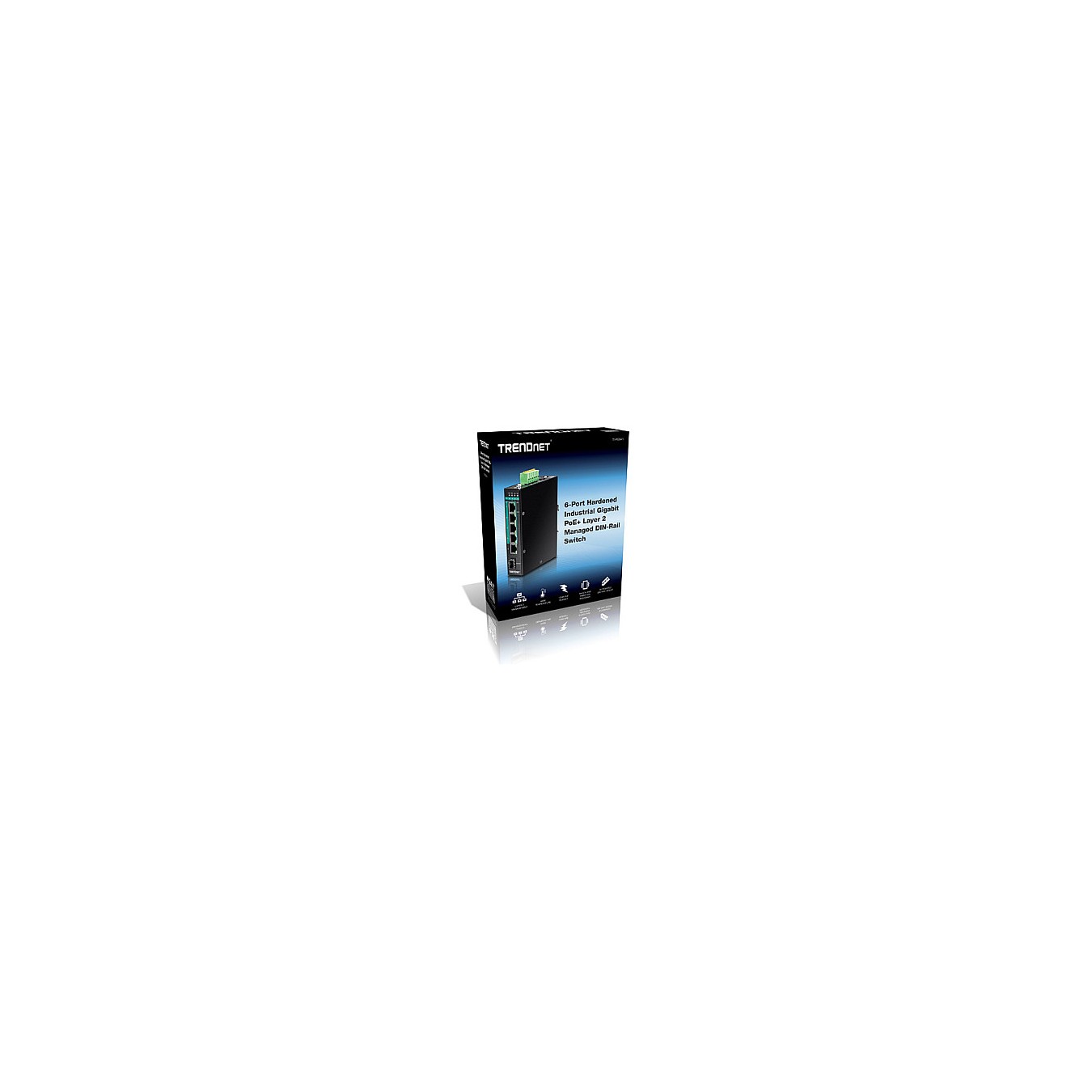 Buy TRENDnet TI-PG541i 6-Port Switch PoE+ Industrial Gigabit Layer 2 DIN-Rail in Cyprus, Nicosia, Limassol, Larnaka, Pafos