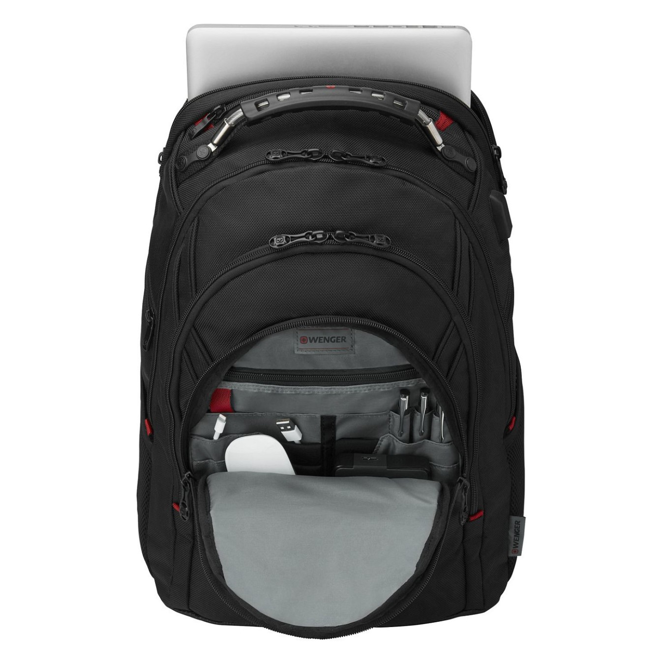 Buy WENGER Ibex Ballistic Deluxe 35.56cm 14Zoll-40.64cm 16Zoll Laptop Backpack Black in Cyprus, Nicosia, Limassol, Larnaka, Pafo