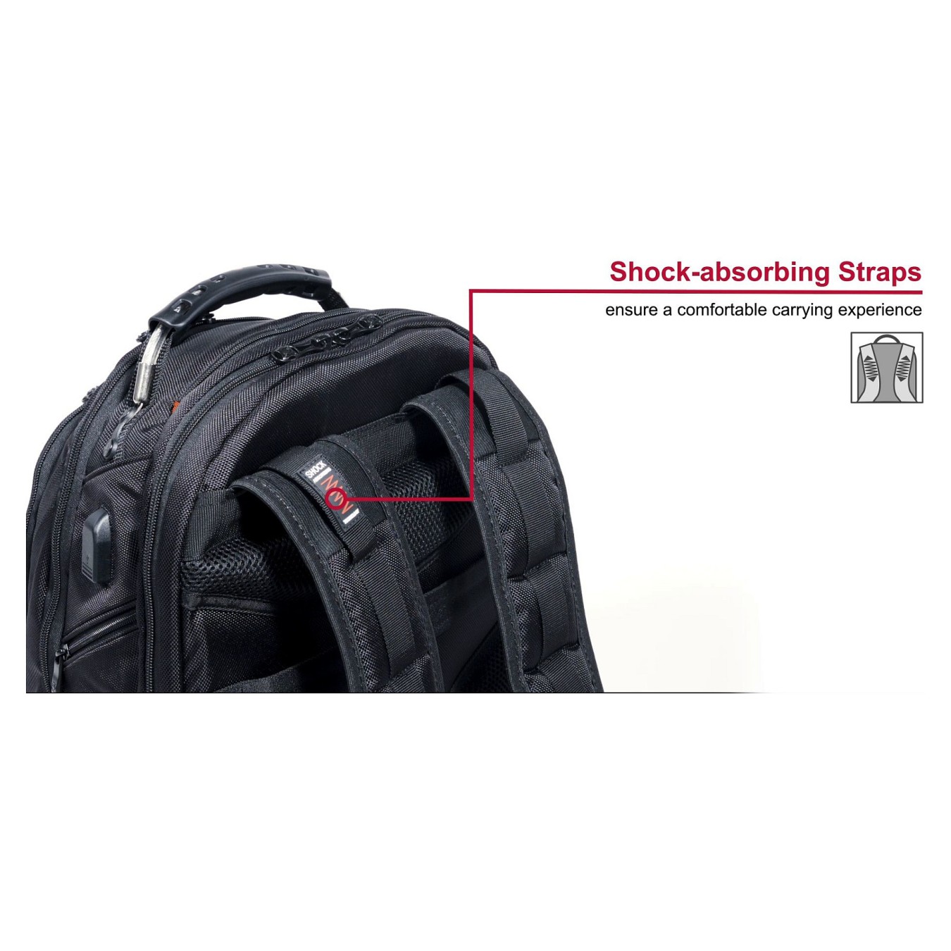 Buy WENGER Ibex Ballistic Deluxe 35.56cm 14Zoll-40.64cm 16Zoll Laptop Backpack Black in Cyprus, Nicosia, Limassol, Larnaka, Pafo