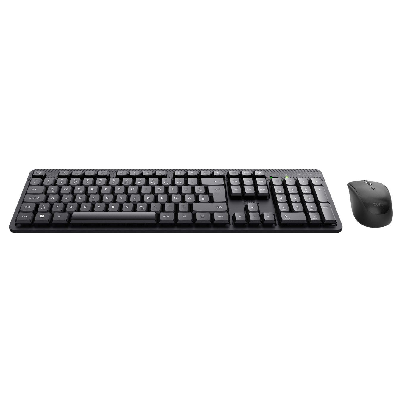Buy Trust TKM-360 - Tastatur-und-Maus-Set - DE schwarz (“b2b brown box') in Cyprus, Nicosia, Limassol, Larnaka, Pafos