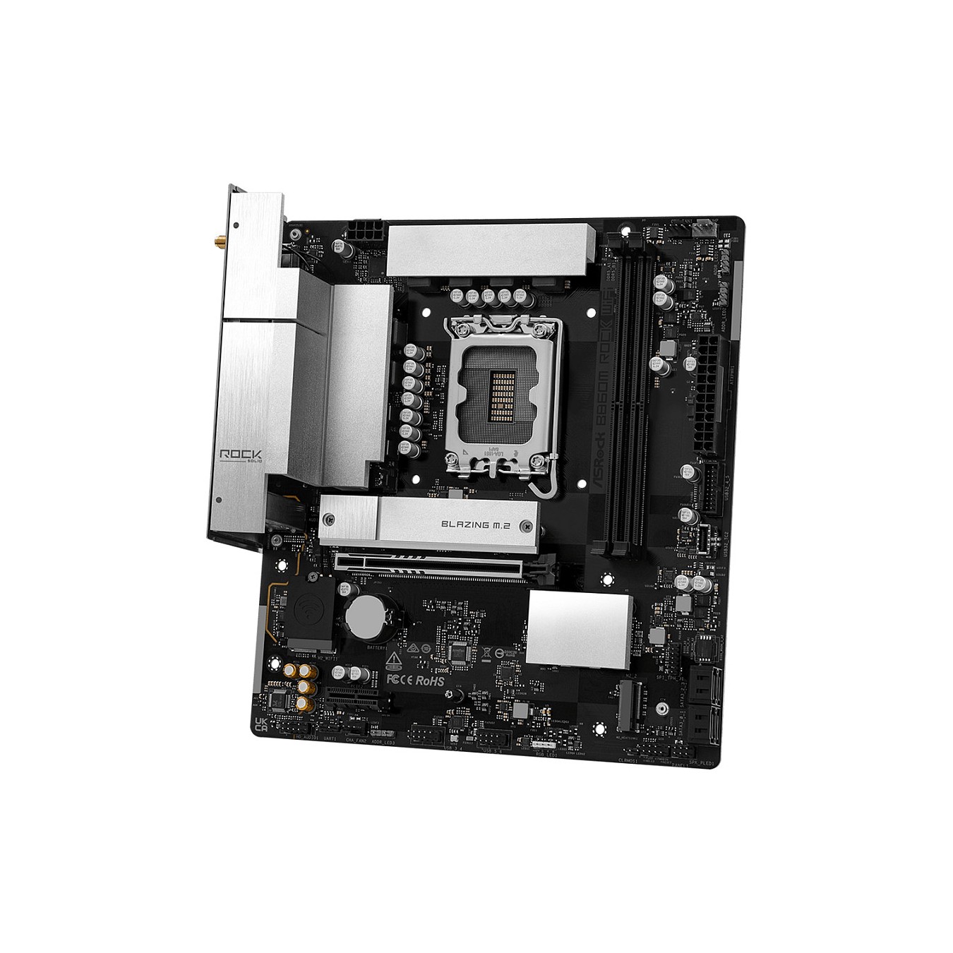 Buy ASRock B860M Rock Wifi 1851 mATX HDMI DP DDR5 in Cyprus, Nicosia, Limassol, Larnaka, Pafos