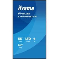 Buy Iiyama LH5564UHS-B1AG - 55" 4K UHD VA Digital Signage Panel, Android 14, Wi-... in Cyprus, Nicosia, Limassol, Larnaka, Pafos