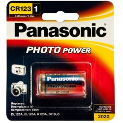 Buy Panasonic CR-123A Photo Lithium Battery - CR-123APA/1B - 3V Single-Use (1-Pack) in Cyprus, Nicosia, Limassol, Larnaka, Pafos