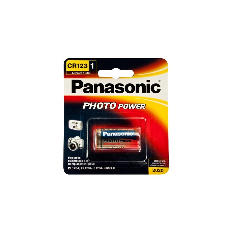 Buy Panasonic CR-123A Photo Lithium Battery - CR-123APA/1B - 3V Single-Use (1-Pack) in Cyprus, Nicosia, Limassol, Larnaka, Pafos