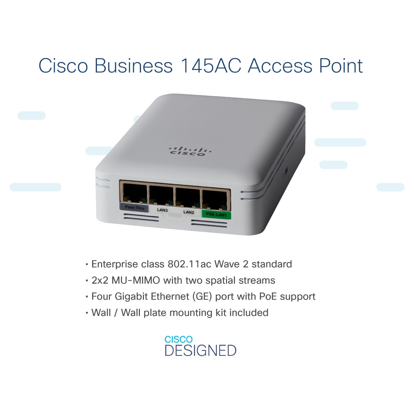 Buy Cisco CBW145AC 802.11AC 2X2 WAVE 2 in Cyprus, Nicosia, Limassol, Larnaka, Pafos