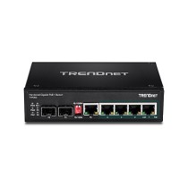 Buy TRENDnet TI-PG62 6-Port Gigabit Switch PoE+ DIN-Rail Industrial in Cyprus, Nicosia, Limassol, Larnaka, Pafos