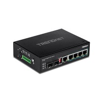 Buy TRENDnet TI-PG62 6-Port Gigabit Switch PoE+ DIN-Rail Industrial in Cyprus, Nicosia, Limassol, Larnaka, Pafos