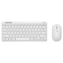 Buy Trust Lyra Wireless Keyboard & Mouse White DE in Cyprus, Nicosia, Limassol, Larnaka, Pafos