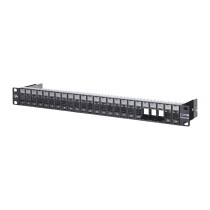 Buy Modul 19 Zoll Modultrger 1HE 24 Port schwarz leer in Cyprus, Nicosia, Limassol, Larnaka, Pafos