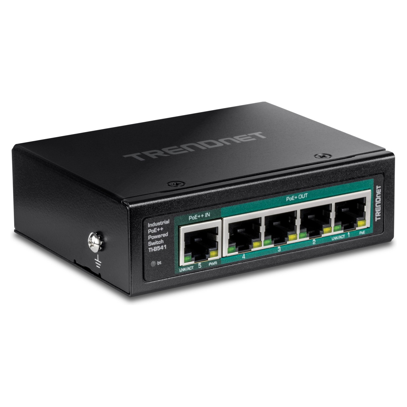 Buy TRENDnet TI-B541 5-Port DIN-Rail Switch, PoE++ Powered mit PoE Pass-Through in Cyprus, Nicosia, Limassol, Larnaka, Pafos