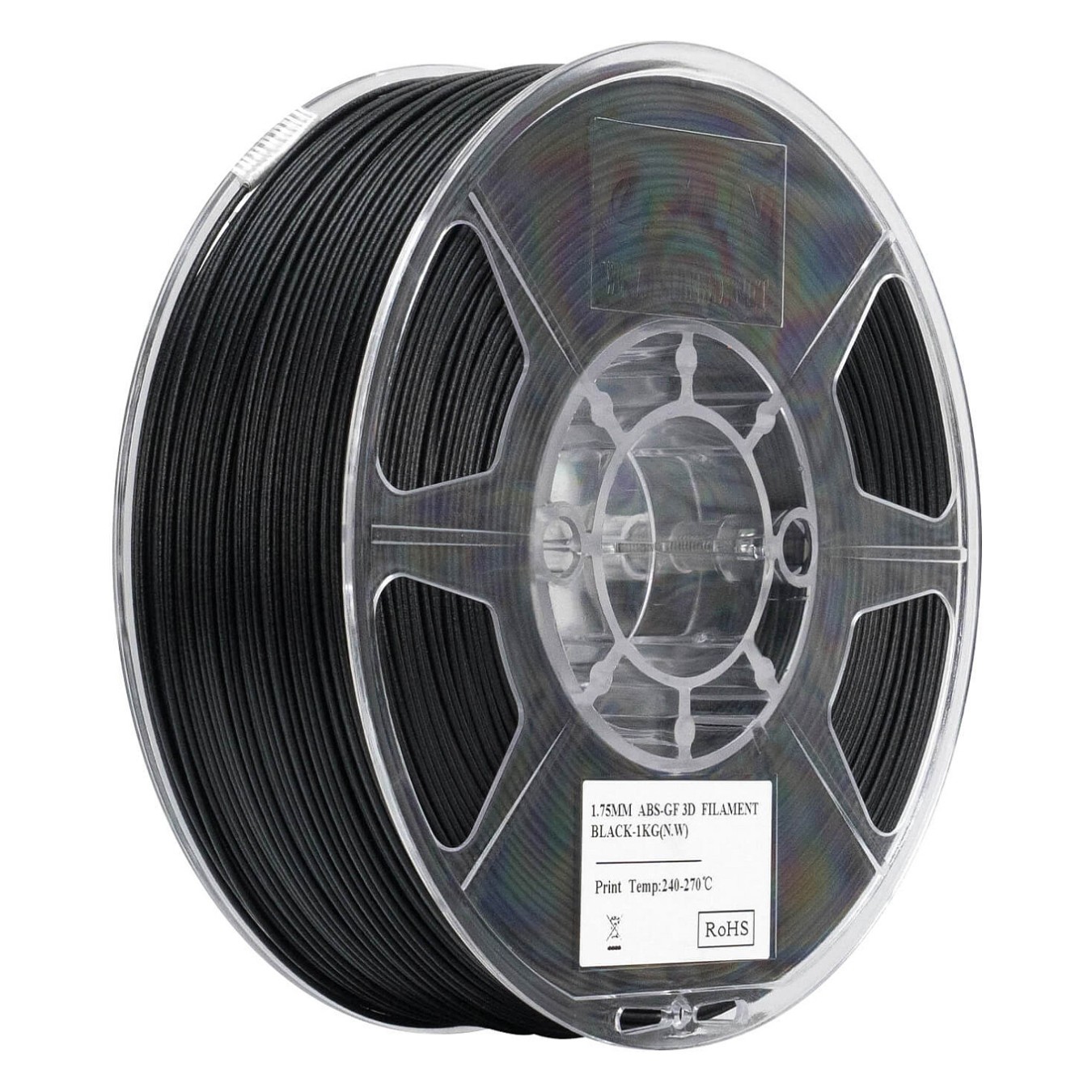 Buy EABS-GF 1.75mm BLACK 1kg in Cyprus, Nicosia, Limassol, Larnaka, Pafos
