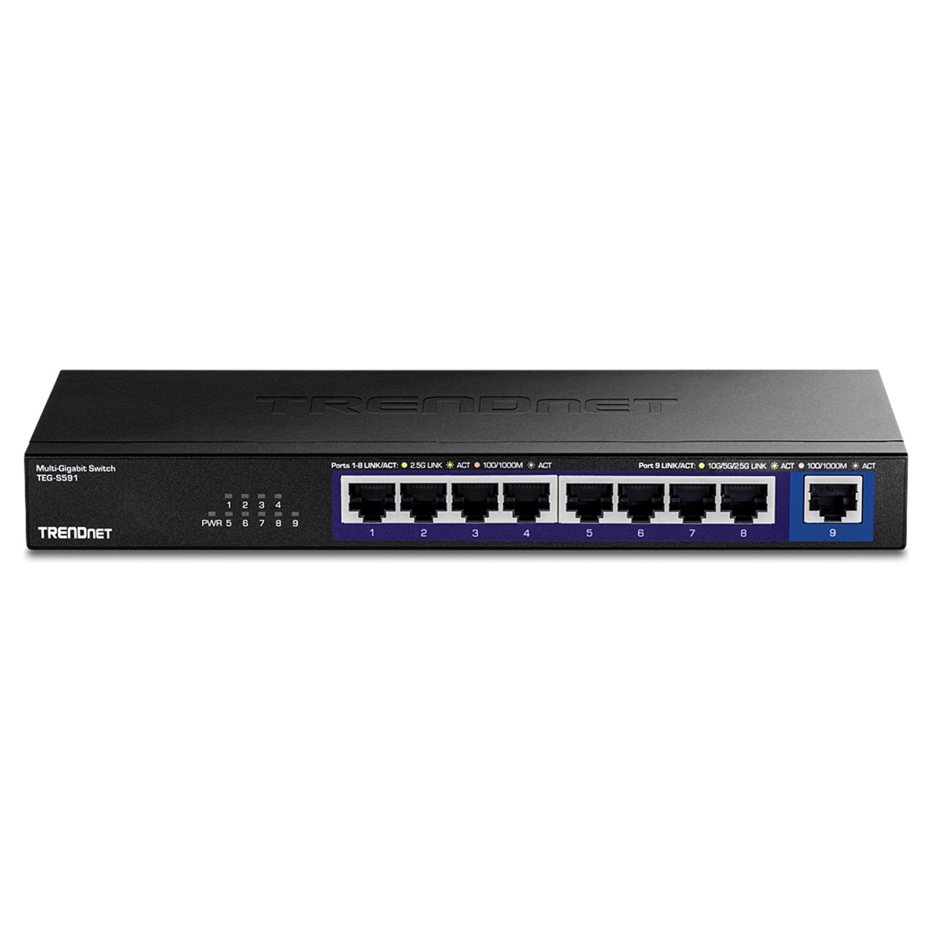 Buy TRENDnet TEG-S591 9-Port Switch. Multi-Gigabit in Cyprus, Nicosia, Limassol, Larnaka, Pafos