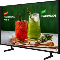 Samsung BE50D-H - 50-inch 4K Smart Signage Display (Black) - Tizen OS, Wi-Fi 5, HDR10+, Filmmaker Mode