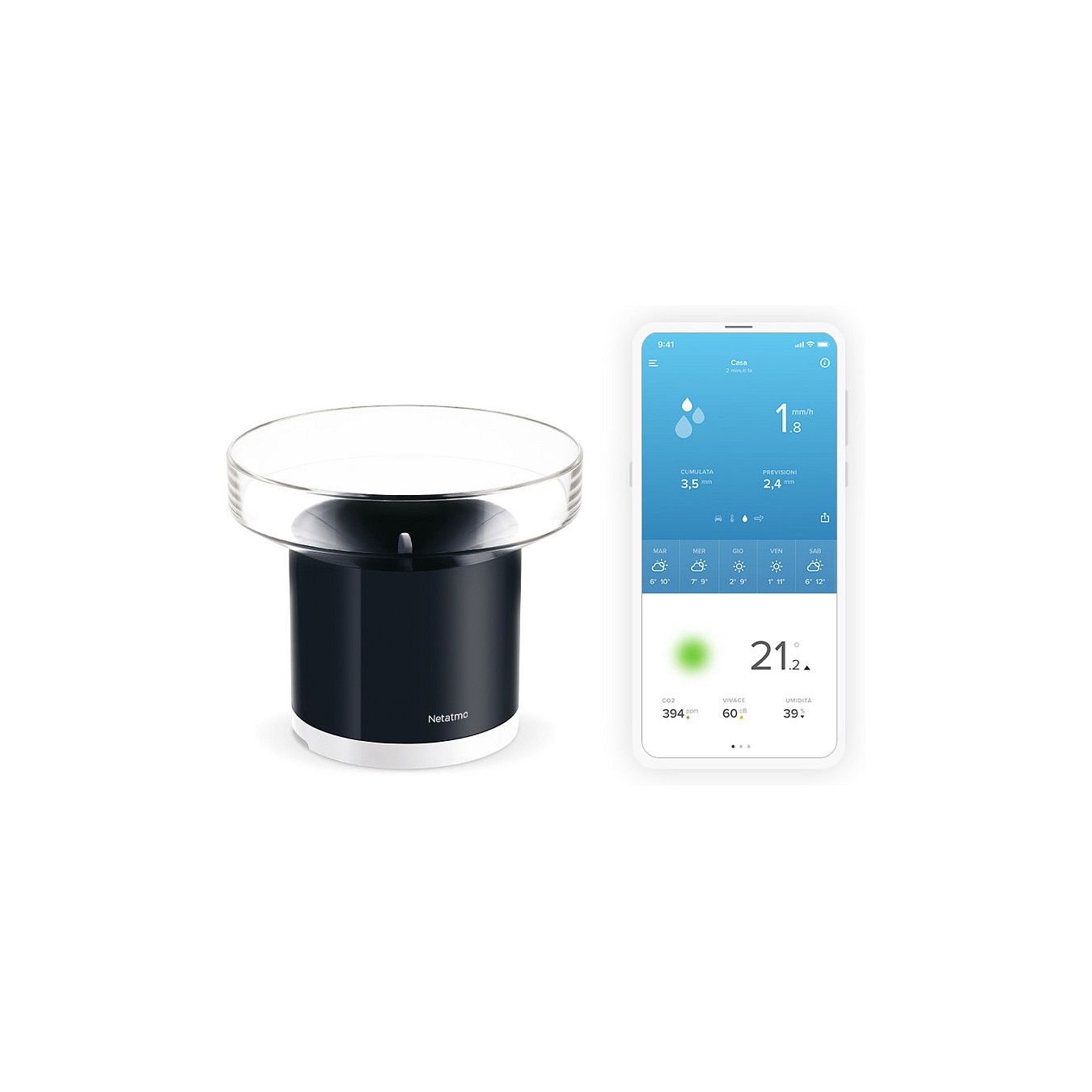 Buy Netatmo Smarter Regenmesser für Wetterstation in Cyprus, Nicosia, Limassol, Larnaka, Pafos