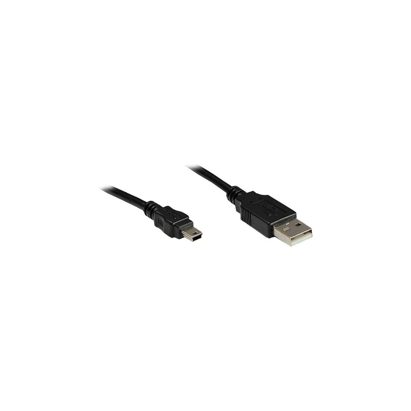 Buy GoodConnections USB 2.0 A to Mini-B 5-pin(ST-ST) 1m Adapterkabel Schwarz in Cyprus, Nicosia, Limassol, Larnaka, Pafos
