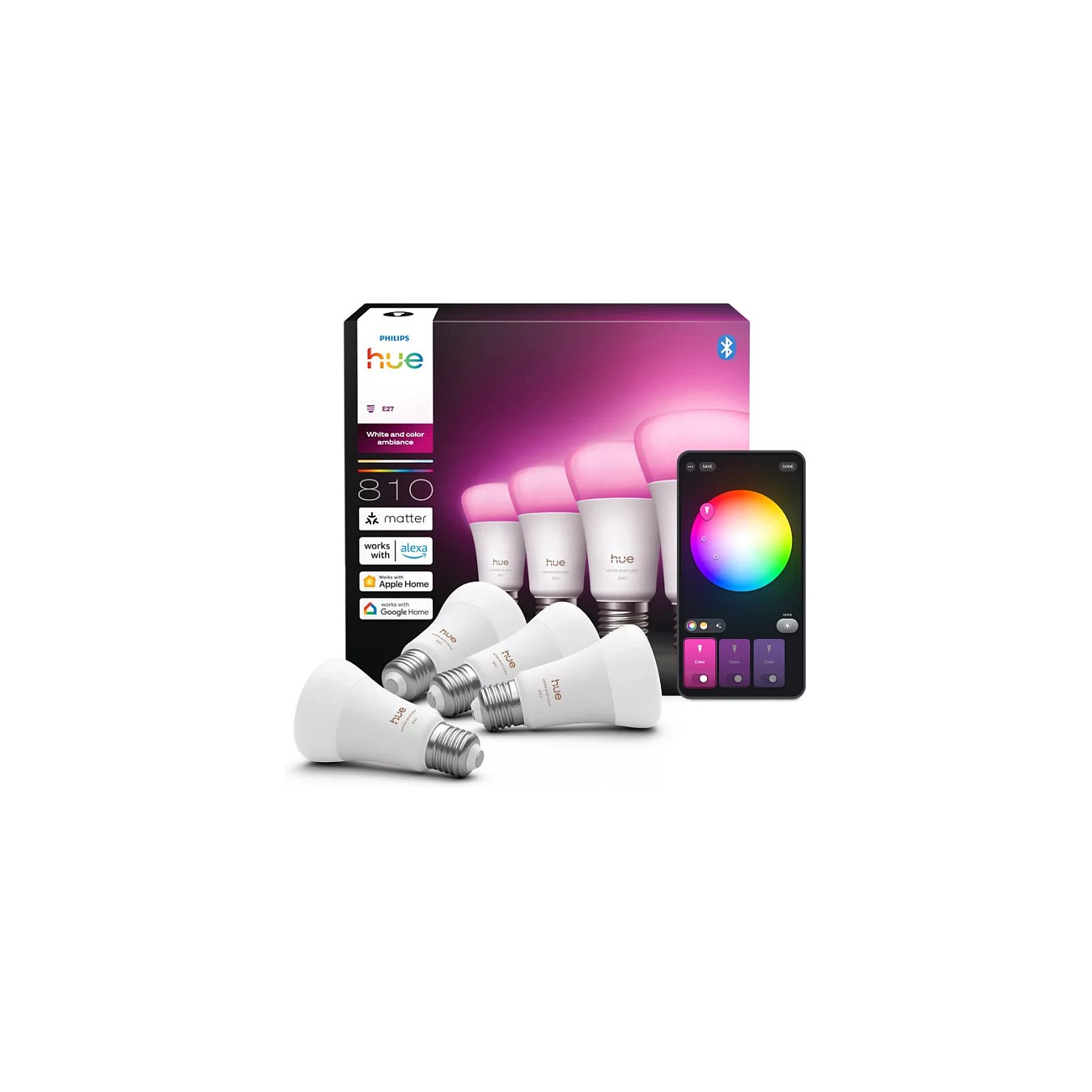 Buy Philips Hue WACA E27 4er 60W in Cyprus, Nicosia, Limassol, Larnaka, Pafos