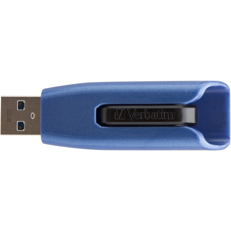 Buy Verbatim V3 MAX - 32GB - USB 3.2 Gen1 (USB 3.0) - Blue Slide USB-A Flash Drive in Cyprus, Nicosia, Limassol, Larnaka, Pafos