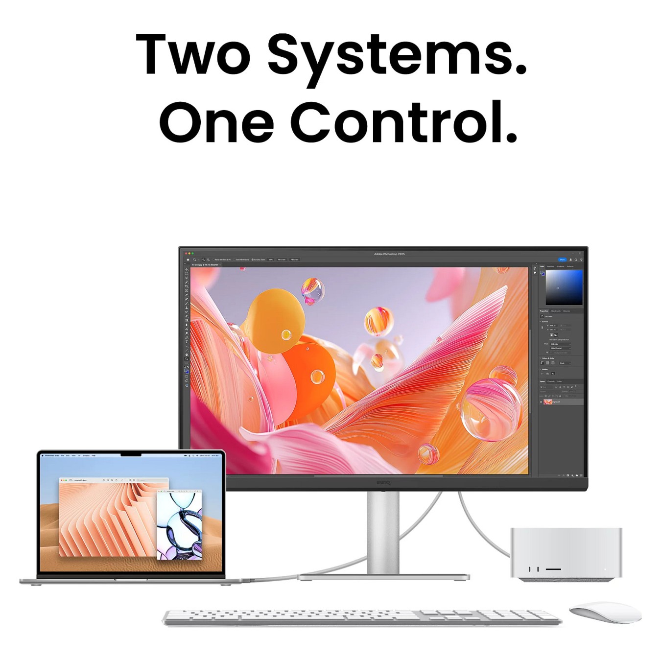 Buy BenQ 68,6cm MA270S 16:9 USB-C HDMI silv. lift piv 5K in Cyprus, Nicosia, Limassol, Larnaka, Pafos