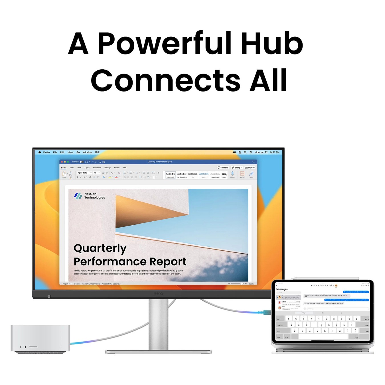 Buy BenQ 68,6cm MA270S 16:9 USB-C HDMI silv. lift piv 5K in Cyprus, Nicosia, Limassol, Larnaka, Pafos