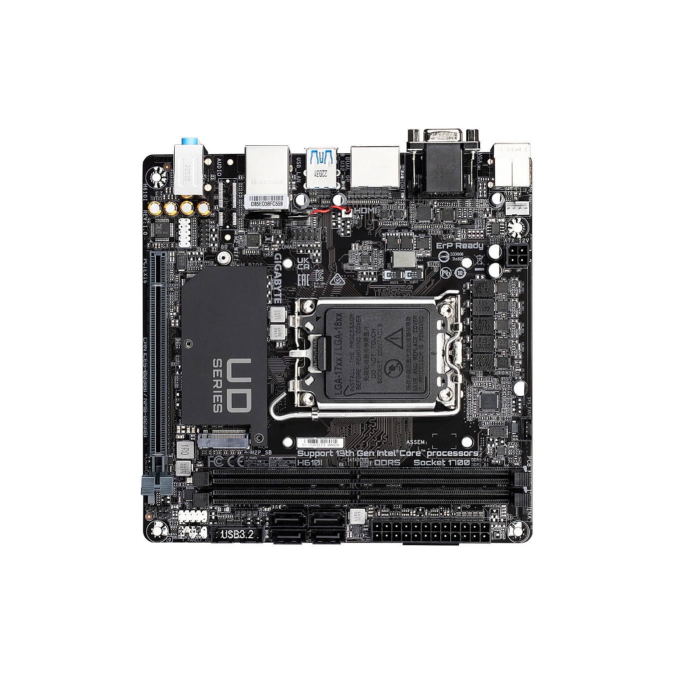 Buy 1700 Gigabyte H610I Mini-ITX in Cyprus, Nicosia, Limassol, Larnaka, Pafos