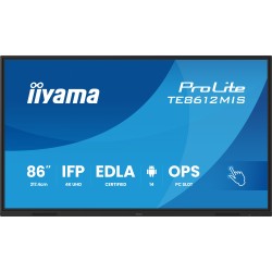 Buy iiyama DS TE8612MIS - 86'' (217 cm) 4K UHD Interactive Touchscreen - Android... in Cyprus, Nicosia, Limassol, Larnaka, Pafos