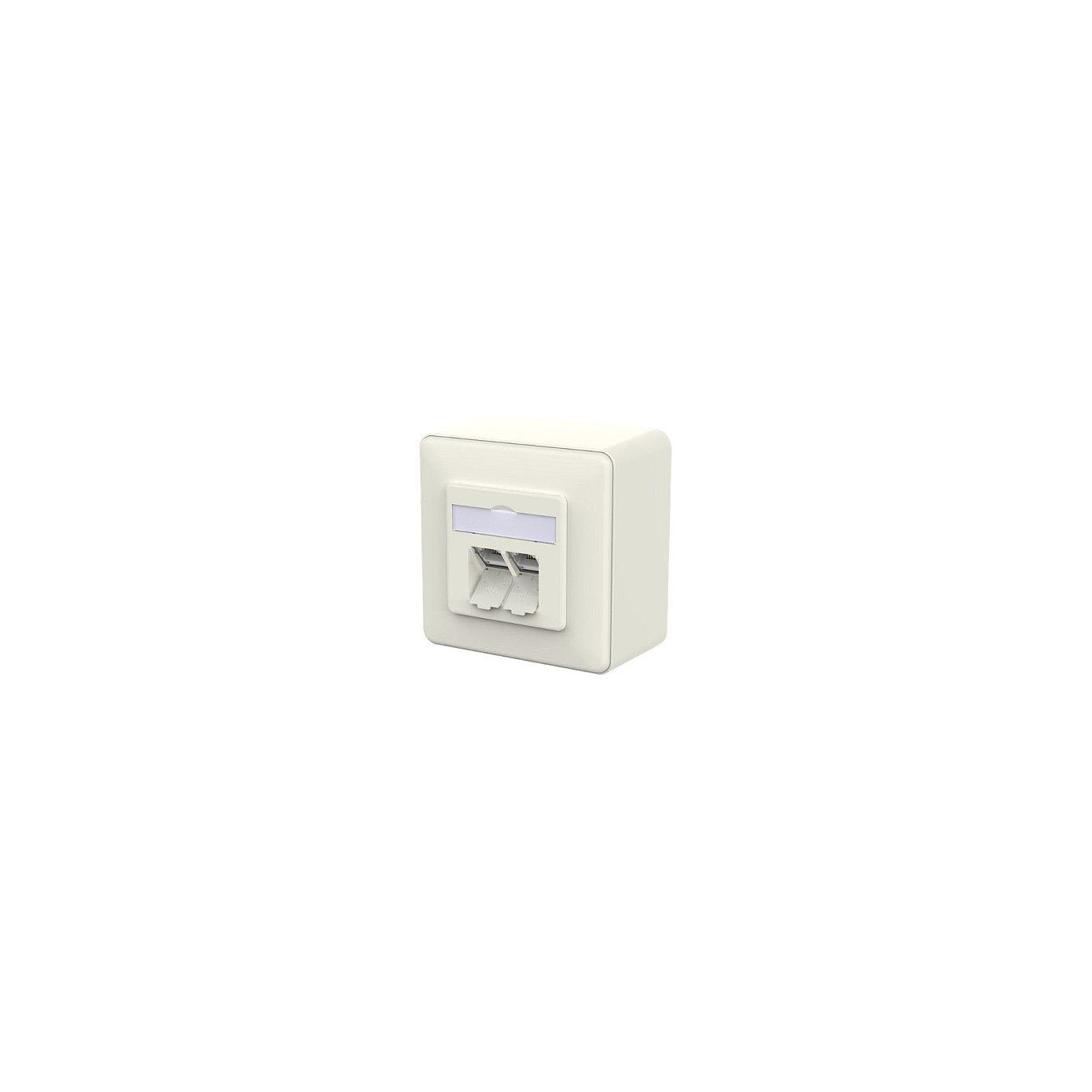 Buy METZ CONNECT Anschlussdose E-DAT C6A LSA++ 2 Port AP reinwei in Cyprus, Nicosia, Limassol, Larnaka, Pafos