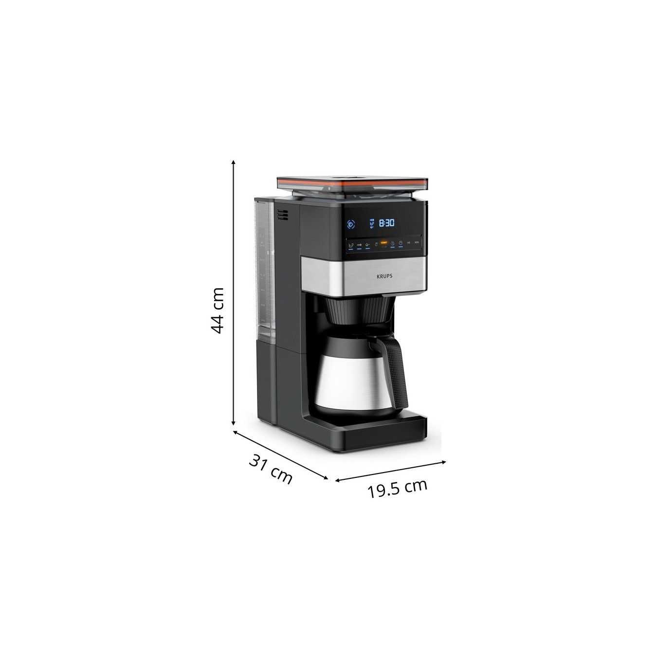 Buy Krups KT 8428 Grind Aroma XL Thermo in Cyprus, Nicosia, Limassol, Larnaka, Pafos