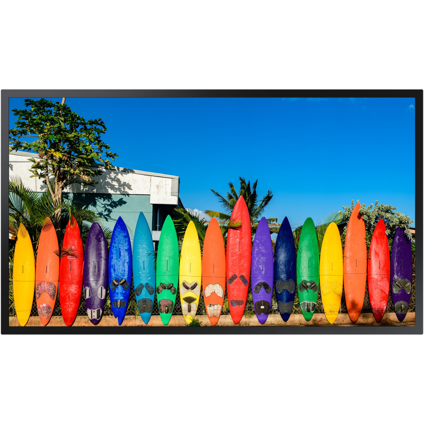 Samsung Smart Signage OM55B - 55" 4K UHD Digital Signage Panel - Black, 3000 cd/m², Tizen 5.0