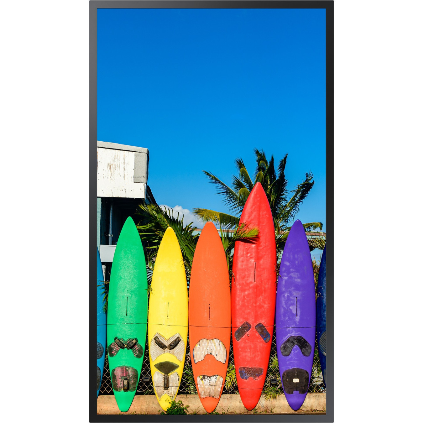 Samsung Smart Signage OM55B - 55" 4K UHD Digital Signage Panel - Black, 3000 cd/m², Tizen 5.0