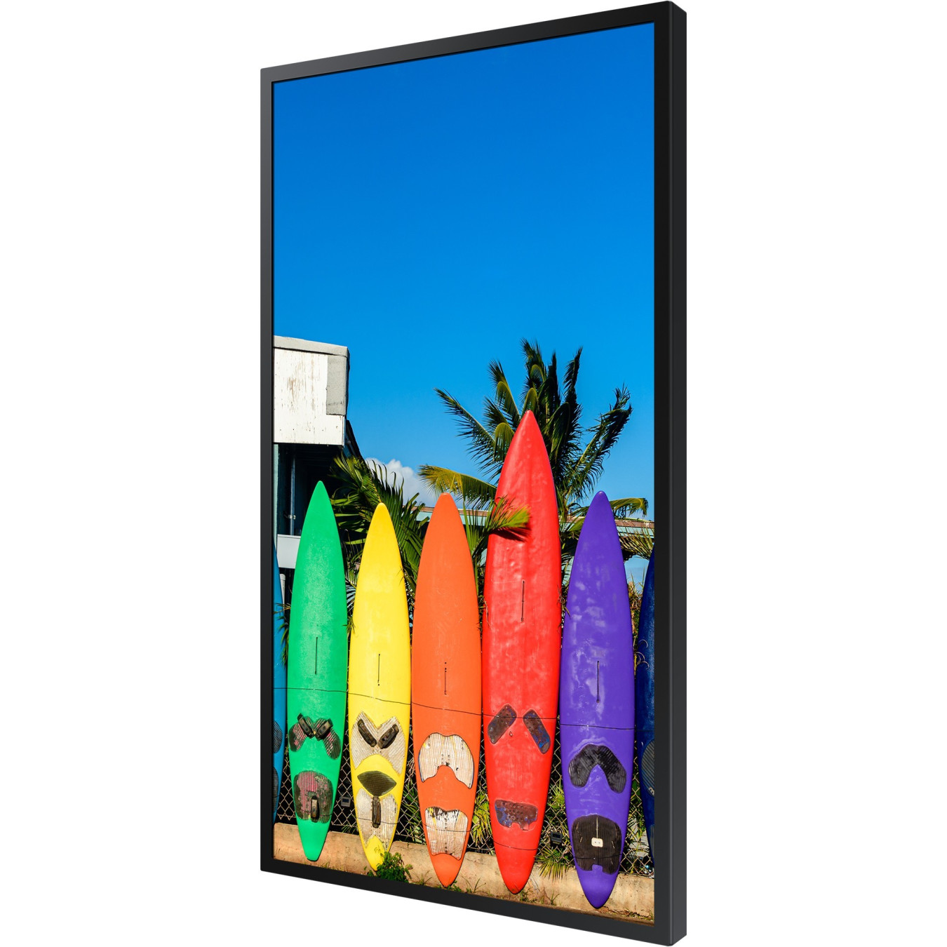 Samsung Smart Signage OM55B - 55" 4K UHD Digital Signage Panel - Black, 3000 cd/m², Tizen 5.0