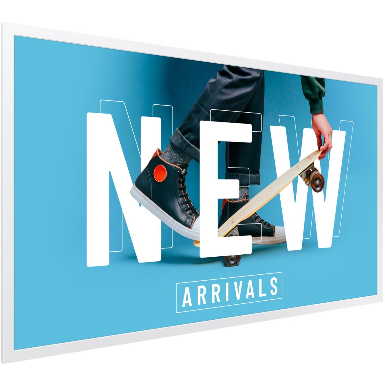 Samsung Smart Signage EM32DX - 31.5in QHD (2560x1440) E-Paper Digital Signage, White, Wi-Fi, 24/7