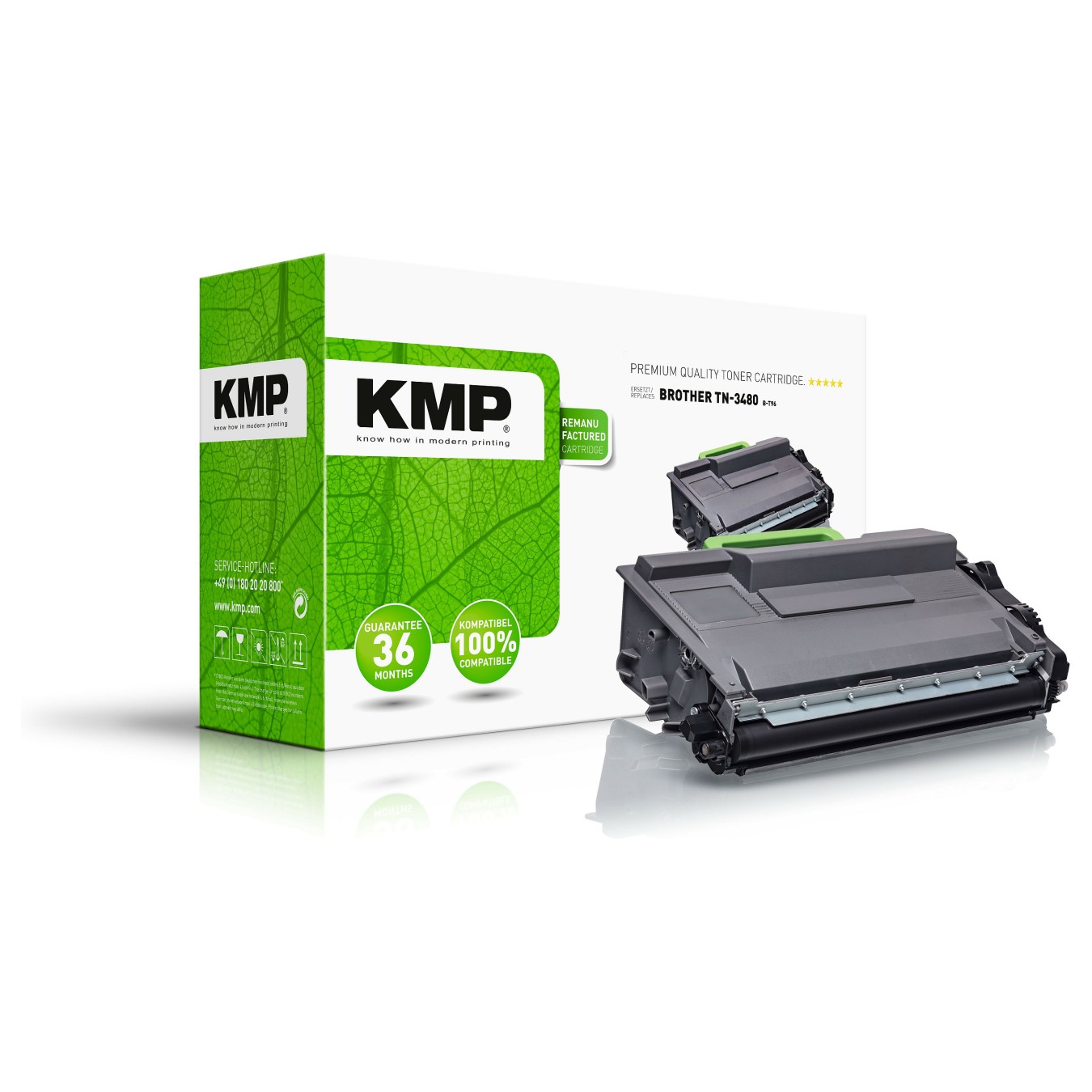 Buy KMP B-T96 Toner schwarz kompatibel mit Brother TN-3480 in Cyprus, Nicosia, Limassol, Larnaka, Pafos