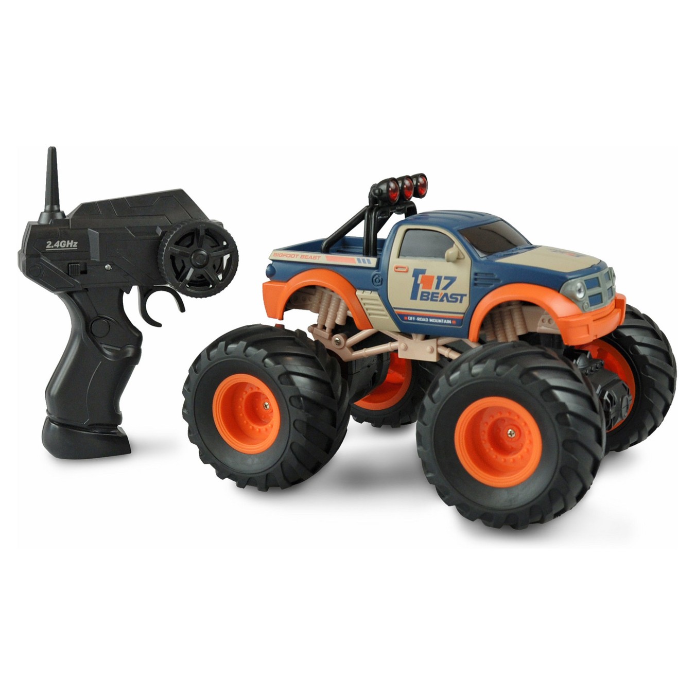 Buy Amewi RC Monstertruck Big Buster 1:18 RTR orange blau 6+ in Cyprus, Nicosia, Limassol, Larnaka, Pafos