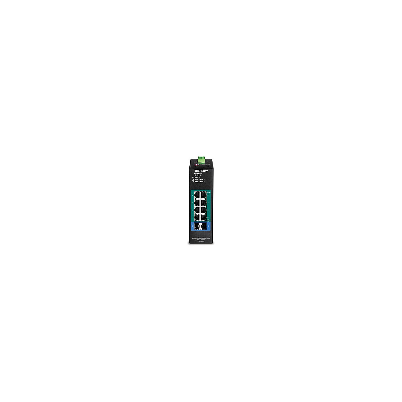 Buy TRENDnet TI-PG102i 10-Port DIN-Rail Switch Industrial Gigabit Managed PoE+ in Cyprus, Nicosia, Limassol, Larnaka, Pafos