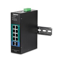 Buy TRENDnet TI-PG102i 10-Port DIN-Rail Switch Industrial Gigabit Managed PoE+ in Cyprus, Nicosia, Limassol, Larnaka, Pafos