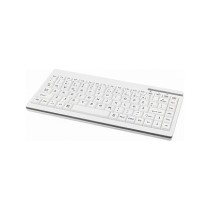 Buy GCQ Cleantype Easy Protect Compact silicone keyboard IP68 waterproof desinfectable 88 keys USB Colour white Layout DE in Cyp